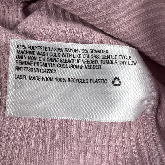 Isabel Maternity Light Purple Ribbed Maternity Tank Top - Size XXL - NWT - Picture 5 of 7